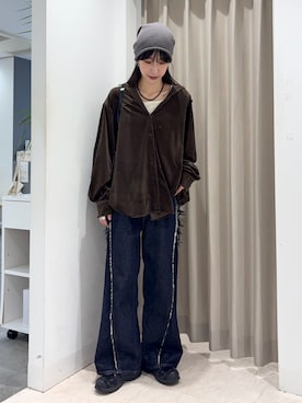 「SENSEOFPLACE」｜「アイテム（アクセサリー）」を使った、wakaさん（レディース・162cm）の秋コーディネート