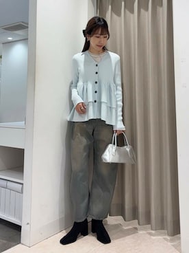 「SENSE OF PLACE by URBAN RESEARCH（センスオブプレイスバイアーバンリサーチ）のアイテム（ブーツ）」を使った、wakaさん（レディース・162cm）の冬コーディネート