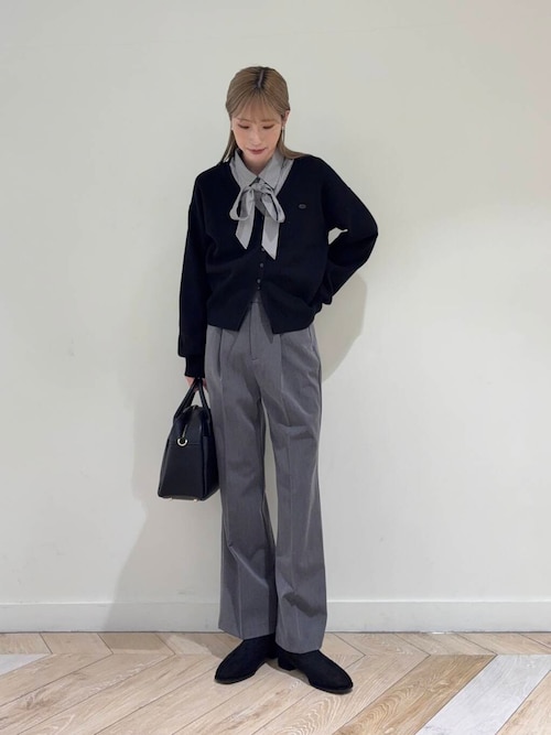 セール】プレートツキニットカーディガン（カーディガン/ボレロ