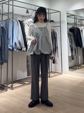 「SENSE OF PLACE by URBAN RESEARCH（センスオブプレイスバイアーバンリサーチ）のアイテム（ブーツ）」を使った、wakaさん（レディース・162cm）の冬コーディネート