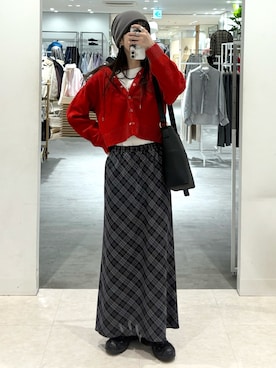 「SENSE OF PLACE by URBAN RESEARCH（センスオブプレイスバイアーバンリサーチ）のアイテム（Tシャツ/カットソー）」を使った、wakaさん（レディース・162cm）の秋コーディネート