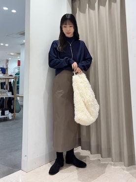 wakaさん（レディース・162cm）の冬コーディネート