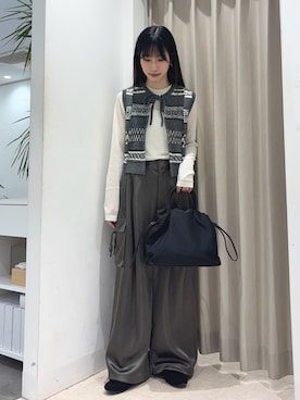 wakaさん（骨格ウェーブ・レディース・162cm）の秋コーディネート