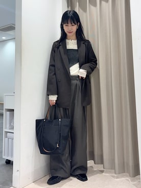 「アイテム（ジャケット/アウター）」を使った、wakaさん（レディース・162cm）の秋コーディネート