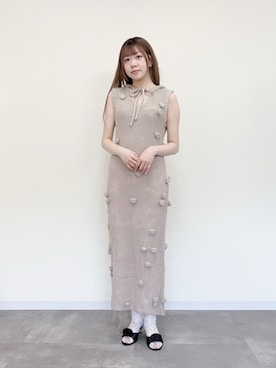 「フード」｜etre loin STAFFさん（レディース・163cm）の春コーディネート