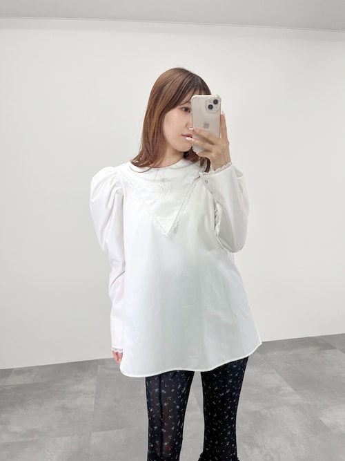 セール】Frill tulle print pants（その他パンツ）｜etre loin