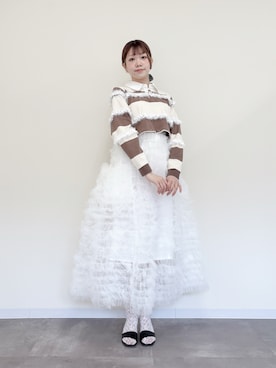 「ショート丈」｜etre loin STAFFさん（レディース・163cm）の春コーディネート