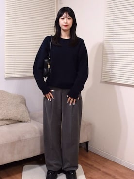 「アイテム（ハンドバッグ）」を使った、tamakiさん（レディース・153cm・20代）の秋コーディネート