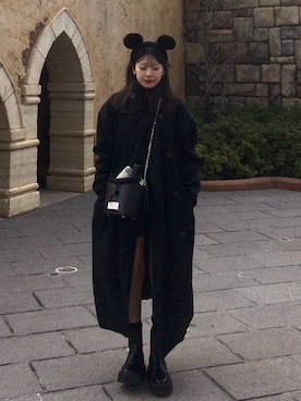 「H&M（エイチ・アンド・エム）のアイテム（シューズ）」を使った、tamakiさん（レディース・153cm）の冬コーディネート