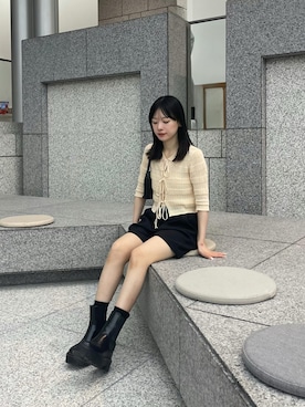 「アイテム（バッグ）」を使った、tamakiさん（レディース・153cm）の夏コーディネート