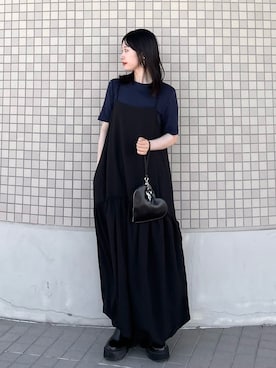 「アイテム（バッグ）」を使った、tamakiさん（レディース・153cm）の夏コーディネート