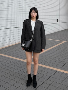 「Maison Margiela（メゾンマルジェラ）のアイテム」を使った、tamakiさん（レディース・153cm）の春コーディネート