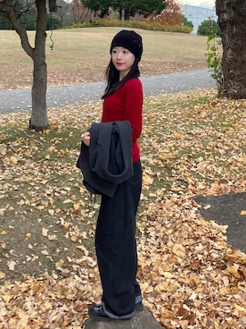 「アイテム（帽子）」を使った、tamakiさん（レディース・153cm・20代）の冬コーディネート