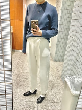 「UR'S（ユアーズ）のﾀﾞﾝﾎﾞｰﾙｺｸｰﾝﾊﾟﾝﾂ（その他パンツ）」を使った、いくりさん（レディース・166cm）の秋コーディネート