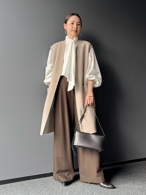 PUNTI PORTRAIT 2wayハンドバッグ（カシュー） PUNTI.(プンティ)｜PORTRAIT 2wayハンドバッグ/ブラック の通販