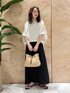 「綺麗めコーデ」｜「アイテム（サンダル）」を使った、mayuさん（レディース・162cm）の夏コーディネート