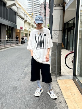 「AFB（エーエフビー）のアイテム」を使った、そーふぃさん（メンズ・170cm）の春コーディネート