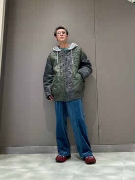 「FACETASM（ファセッタズム）のアイテム（ジャケット/アウター）」を使った、そーふぃさん（メンズ・170cm）の冬コーディネート