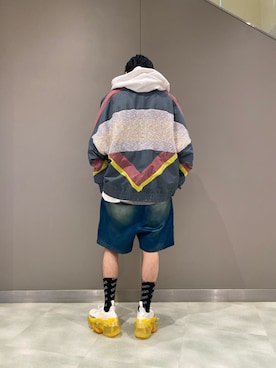 「ROYAL FLASH（ロイヤルフラッシュ）のアイテム（シューズ）」を使った、そーふぃさん（メンズ・170cm）の冬コーディネート