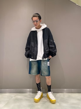 「ROYAL FLASH（ロイヤルフラッシュ）のアイテム（シューズ）」を使った、そーふぃさん（メンズ・170cm）の冬コーディネート