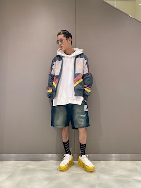 「ROYAL FLASH（ロイヤルフラッシュ）のアイテム（シューズ）」を使った、そーふぃさん（メンズ・170cm）の冬コーディネート