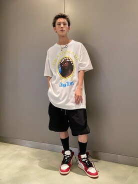 「A.Fのアイテム」を使った、そーふぃさん（メンズ・170cm）の夏コーディネート