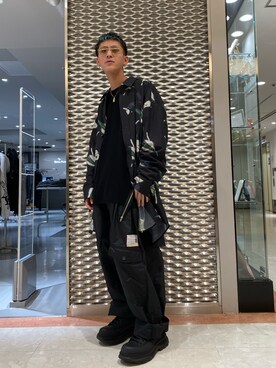 「ISAMU KATAYAMA BACKLASH（イサムカタヤマバックラッシュ）のアイテム（トップス）」を使った、そーふぃさん（メンズ・170cm）の冬コーディネート