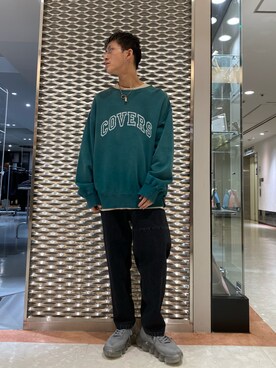 「BACKLASH（バックラッシュ）のアイテム（トップス）」を使った、そーふぃさん（メンズ・170cm）の冬コーディネート