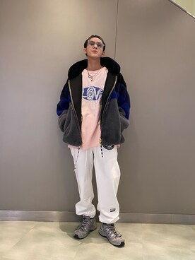 「ROYAL FLASH（ロイヤルフラッシュ）のアイテム（ブルゾン）」を使った、そーふぃさん（メンズ・170cm）の冬コーディネート