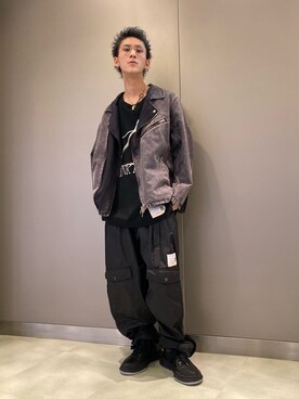 「ISAMU KATAYAMA BACKLASH（イサムカタヤマバックラッシュ）のアイテム（ジャケット/アウター）」を使った、そーふぃさん（メンズ・170cm）の春コーディネート