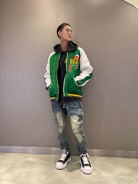 「未来のWEARISTAプロジェクト」｜「アイテム（その他アウター）」を使った、そーふぃさん（メンズ・170cm）の秋コーディネート
