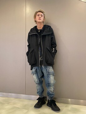 「ROYAL FLASH（ロイヤルフラッシュ）のアイテム（スウェット）」を使った、そーふぃさん（メンズ・170cm）の春コーディネート