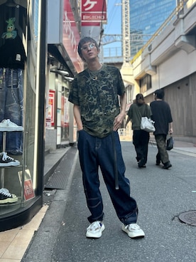 「AFB（エーエフビー）のアイテム」を使った、そーふぃさん（メンズ・170cm）の夏コーディネート