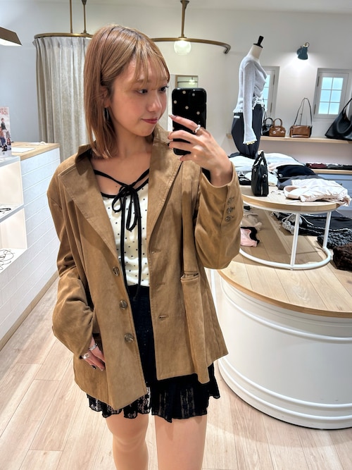 セール】[mline]BIGスウェード ジャケット（テーラードジャケット