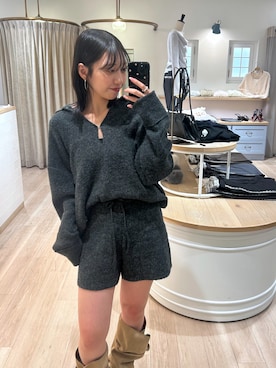 「mline（エムライン）のアイテム」を使った、maho302さん（レディース・160cm）の秋コーディネート