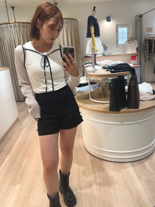 セール】[mline]リボンショートパンツ（その他パンツ）｜mline