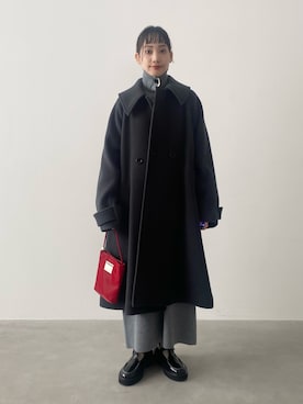 「FABIO RUSCONI（ファビオルスコーニ）のアイテム」を使った、笹原(sasahara)さん（レディース・153cm）の秋コーディネート