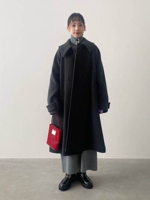 EMMEL REFINES＞EM ビッグカラー テント コート（ステンカラーコート