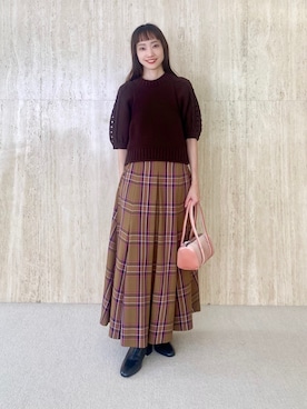 笹原(sasahara)さん(レディース・153cm)の夏コーディネート