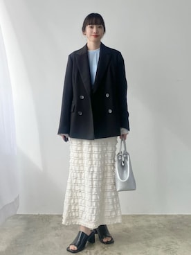 笹原(sasahara)さん（レディース・153cm）の春コーディネート