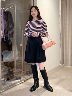 笹原(sasahara)さん（レディース・153cm）の秋コーディネート