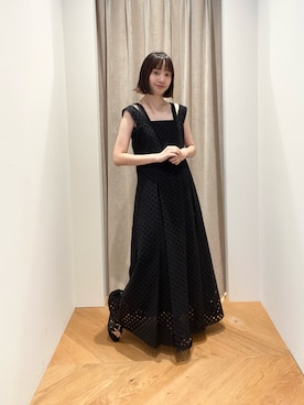 「EMMEL REFINES（エメルリファインズ）のアイテム」を使った、笹原(sasahara)さん（レディース・153cm）の夏コーディネート