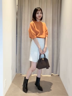 笹原(sasahara)さん（レディース・153cm）の夏コーディネート