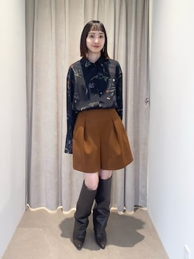 笹原(sasahara)さん（レディース・153cm）の秋コーディネート