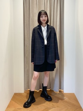 笹原(sasahara)さん（レディース・153cm）の夏コーディネート