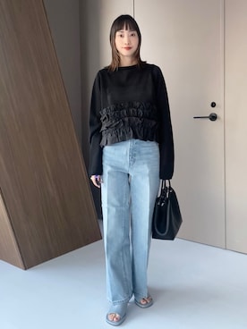 笹原(sasahara)さん(レディース・153cm)の冬コーディネート