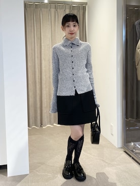 「FABIO RUSCONI（ファビオルスコーニ）のアイテム」を使った、笹原(sasahara)さん（レディース・153cm）の秋コーディネート