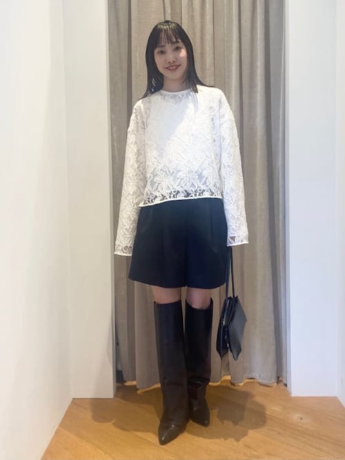 EMMEL REFINES＞EM 2タック コクーン ショートパンツ（スラックス
