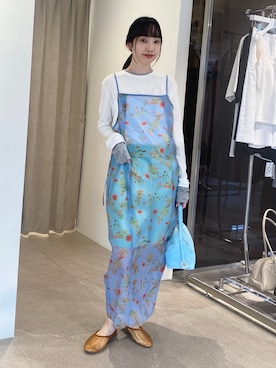 笹原(sasahara)さん（レディース・153cm）の冬コーディネート