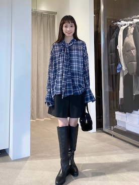 「EMMEL REFINES」｜笹原(sasahara)さん（レディース・153cm）の秋コーディネート